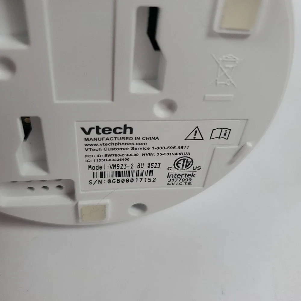 (2) VTech VM923 series video baby monitor cameras. Cameras And Power Adapters